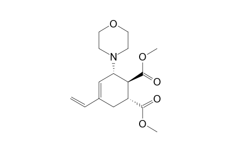 dimethyl (1R,2S,3S)-3-morpholino-5-vinyl-cyclohex-4-ene-1,2-dicarboxylate