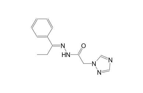 N'-[(E)-1-phenylpropylidene]-2-(1H-1,2,4-triazol-1-yl)acetohydrazide
