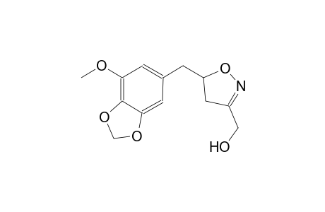 3-isoxazolemethanol, 4,5-dihydro-5-[(7-methoxy-1,3-benzodioxol-5-yl)methyl]-