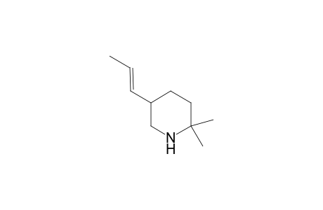 2,2-Dimethyl-5-[(E)-prop-1-enyl]piperidine