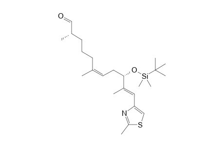 (2S,6Z,9S,10E)-9-[tert-butyl(dimethyl)silyl]oxy-2,6,10-trimethyl-11-(2-methyl-4-thiazolyl)undeca-6,10-dienal