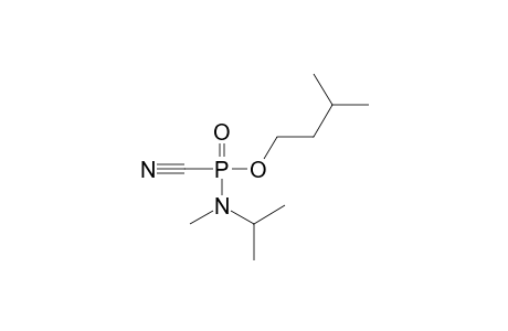 O-3-methylbutyl N-isopropyl N-methyl phosphoramidocyanidate