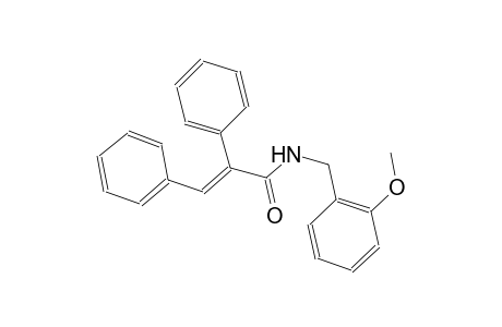 (2E)-N-(2-methoxybenzyl)-2,3-diphenyl-2-propenamide