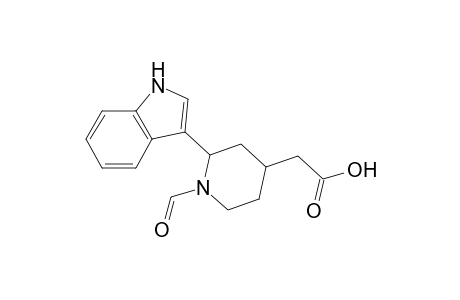 1-Formyl-2-(3-Indolyl)piperidine-4-acetic Acid