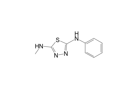 1,3,4-thiadiazole-2,5-diamine, N2-methyl-N5-phenyl-