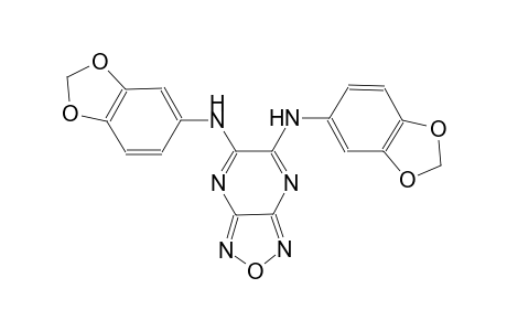 N,N'-bis-benzo[1,3]dioxol-5-yl-[1,2,5]oxadiazolo[3,4-b]pyrazine-5,6-diamine