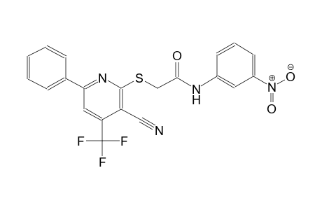 acetamide, 2-[[3-cyano-6-phenyl-4-(trifluoromethyl)-2-pyridinyl]thio]-N-(3-nitrophenyl)-