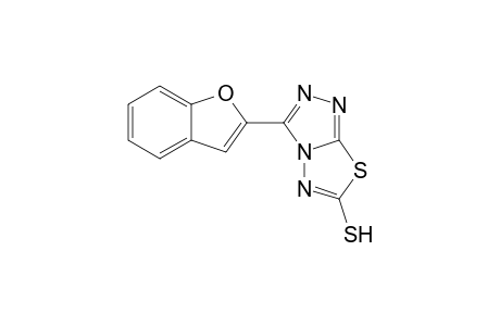 3-(2-Benzofuranyl)-6-mercapto-s-triazolo[3,4-b][1,3,4]thiadiazole