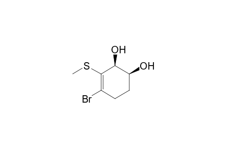 (1S,2S)-4-Bromo-3-(methylsulfanyl)cyclohex-3-ene-1,2-diol