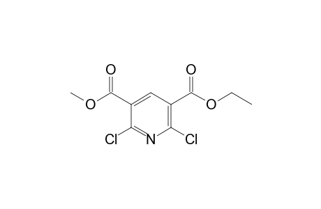 2,6-Dichloro-3-methoxycarbonyl-5-(ethoxycarbonyl)pyridine