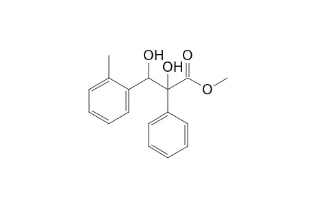 Methyl 2,3-dihydroxy-2-phenyl-3-(2-methylphenyl)propanoate