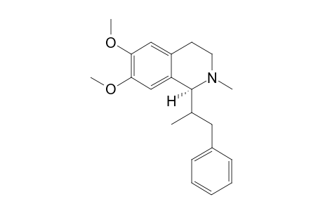 6,7-Dimethoxy-2-methyl-1-(1'-methylphenethyl)-1,2,3,4-tetrahydroisoquinoline