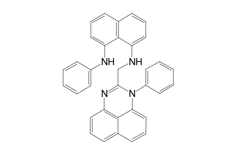1-Anilino-8-[(1-phenyl-2-perimidinyl)methylamino]naphthalene