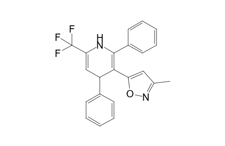 1,4-Dihydro-2,4-diphenyl-3-(3-methylisoxazol-5-yl)-6-(trifluoromethyl)pyridine