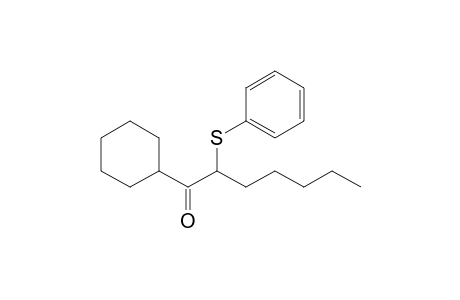 1-Heptanone, 1-cyclohexyl-2-(phenylthio)-, (.+-.)-