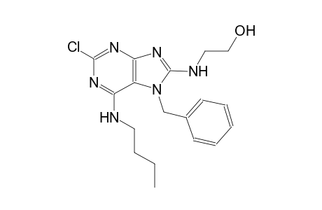 ethanol, 2-[[6-(butylamino)-2-chloro-7-(phenylmethyl)-7H-purin-8-yl]amino]-