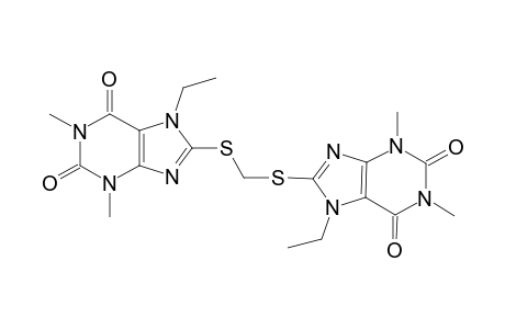 1H-Purine-2,6-dione, 7-ethyl-8-[[[(7-ethyl-2,3,6,7-tetrahydro-1,3-dimethyl-2,6-dioxo-1H-purin-8-yl)thio]methyl]thio]-3,7-dihydro-1,3-dimethyl-