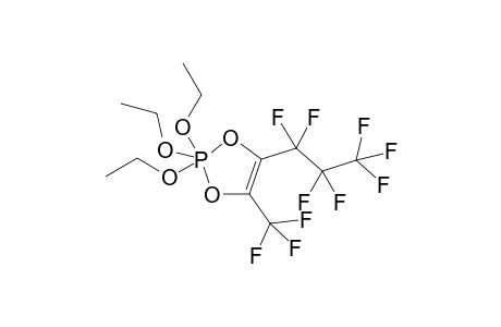 2,2,2-Triethoxy-4-heptafluoropropyl-5-trifluoromethyl-2lambda(5)-[1,3,2]dioxaphosphole