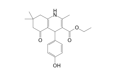 4-(4-hydroxyphenyl)-2,7,7-trimethyl-5-oxo-1,4,6,8-tetrahydroquinoline-3-carboxylic acid ethyl ester