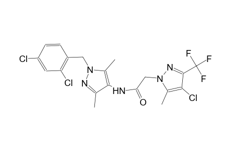 2-[4-chloro-5-methyl-3-(trifluoromethyl)-1H-pyrazol-1-yl]-N-[1-(2,4-dichlorobenzyl)-3,5-dimethyl-1H-pyrazol-4-yl]acetamide