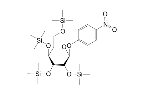 .beta.-[4'-nitrophenyl]-D-glucopyranoside-tetrakis(trimethylsilyl)-ether