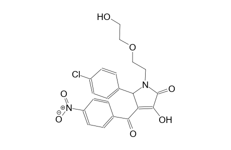 5-(4-chlorophenyl)-3-hydroxy-1-[2-(2-hydroxyethoxy)ethyl]-4-(4-nitrobenzoyl)-1,5-dihydro-2H-pyrrol-2-one