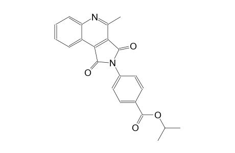 isopropyl 4-(4-methyl-1,3-dioxo-1,3-dihydro-2H-pyrrolo[3,4-c]quinolin-2-yl)benzoate