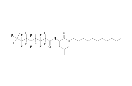 L-Leucine, N-pentadecafluorooctanoyl-, undecyl ester