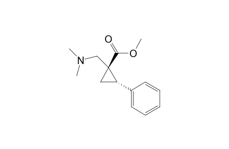 1-Dimethylaminomethyl)-r-1-methoxycarbonyl-t-2-phenylcyclopropane