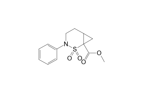 Methyl 2,2-Dioxo-3-phenyl-2-thia-3-azabicyclo[4.1.0]heptane-1-carboxylate