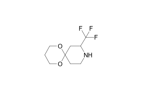(+-)-8-(Trifluoromethyl)-1,5-dioxa-9-azaspiro[5.5]undecane