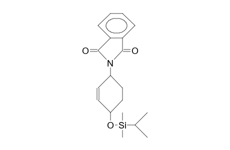 (.+-.)-3R-Isopropyl-dimethyl-siloxy-6c-phthalimido-cyclohexene