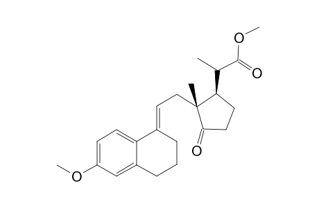 2-{2-[2-(6-methoxy-3,4-dihydro-2H-naphthalen-1-ylidene)ethyl]-2-methyl-3-oxocyclopentyl}propionic acid methyl ester isomer
