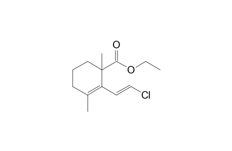 Ethyl 2-chlorovinyl-1,3-dimethylcyclohex-2-ene-1-carboxylate
