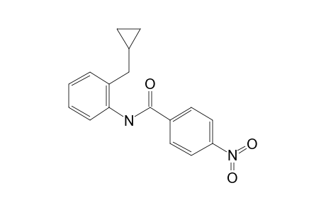 Benzamide, N-[2-(cyclopropylmethyl)phenyl]-4-nitro-