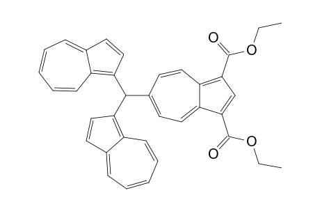 6-[bis(1-azulenyl)methyl]azulene-1,3-dicarboxylic acid diethyl ester