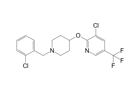 3-Chloro-2-{[1-(2-chlorobenzyl)piperidin-4-yl]oxy}-5-(trifluoromethyl)pyridine