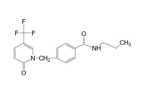 alpha-[2-OXO-5-(TRIFLUOROMETHYL)-1(2H)-PYRIDYL]-N-PROPYL-p-TOLUAMIDE