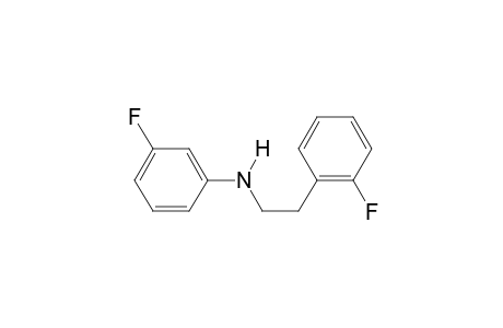 3-Fluoro-N-[2-(2-fluorophenyl)ethyl]aniline