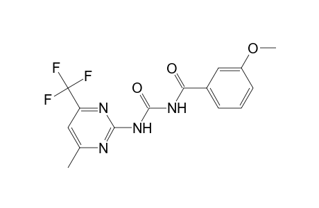 3-Methoxy-N-[[4-methyl-6-(trifluoromethyl)pyrimidin-2-yl]carbamoyl]benzamide