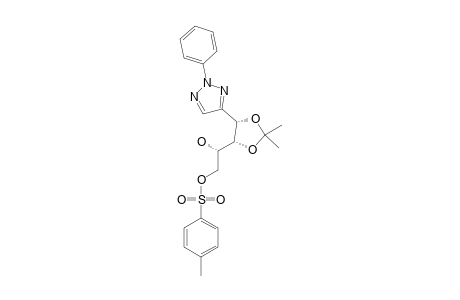 2-PHENYL-4-(D-ARABINO-3'-HYDROXY-O-1',2'-ISOPROPYLIDENE-4'-O-PARA-TOLUENESULFONYLBUTYL)-2H-1,2,3-TRIAZOLE