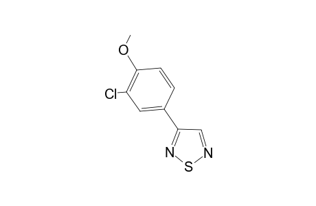 2-Chloro-4-(1,2,5-thiadiazol-3-yl)phenyl methyl ether