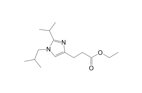 1H-Imidazole-4-propanoic acid, 2-(1-methylethyl)-1-(2-methylpropyl)-, ethyl ester