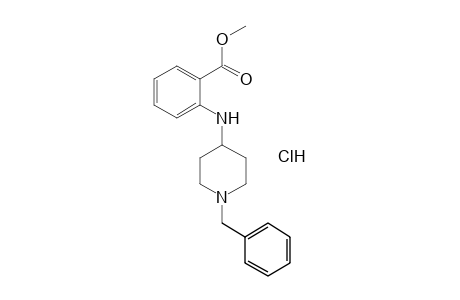 N-(1-BENZYL-4-PIPERIDYL)ANTHRANILIC ACID, METHYL ESTER, MONOHYDROCHLORIDE
