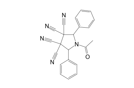 N-ACETYL-2,5-DIPHENYL-3,3,4,4-TETRACYANOPYRROLIDINE