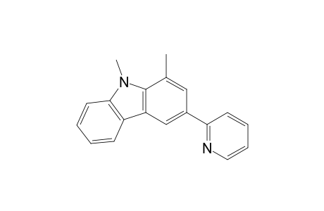 9H-Carbazole, 1,9-dimethyl-3-(2-pyridinyl)-