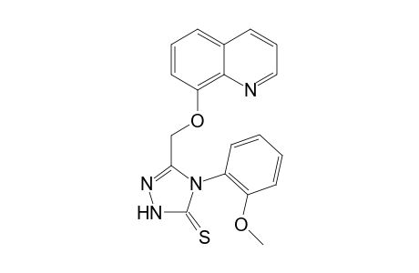 4-(2-Methoxyphenyl)-5-((quinolin-8-yloxy)methyl)-2H-1,2,4-triazole-3(4H)-thione