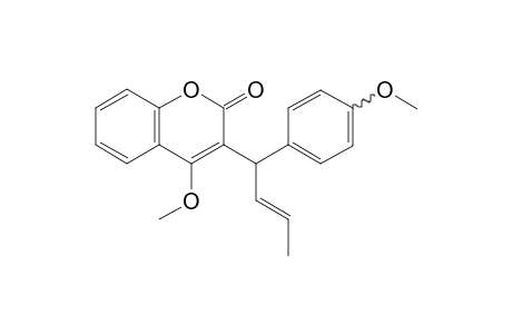 Warfarin-M isomer-2 -H2O 2ME        @