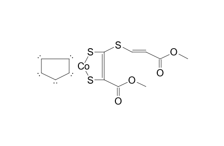 2-Cobalta-1,3-dithiol, cyclopentadienyl-4-methoxycarbonyl-5-(methoxycarbonyl-trans-ethenthia)-