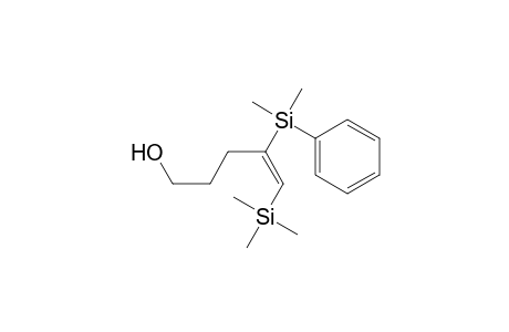 4-Penten-1-ol, 4-(dimethylphenylsilyl)-5-(trimethylsilyl)-, (E)-